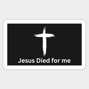 Jesus Died for Me John 3:16 V2 Sticker